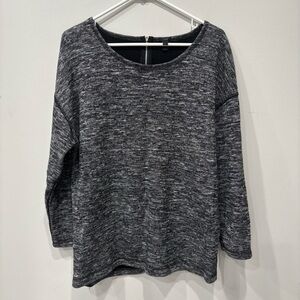 J.Crew Jasper Wool Blend Tunic Back Zip Sweater Women’s Size Large